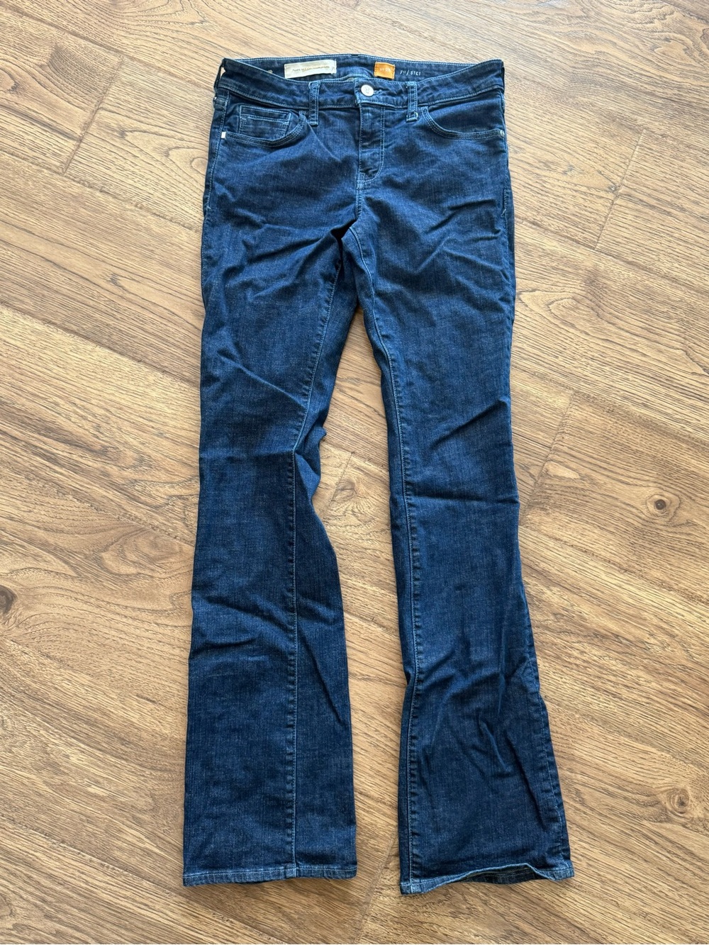 Pilcro and the Letterpress Dark Blue Flare Jeans 28